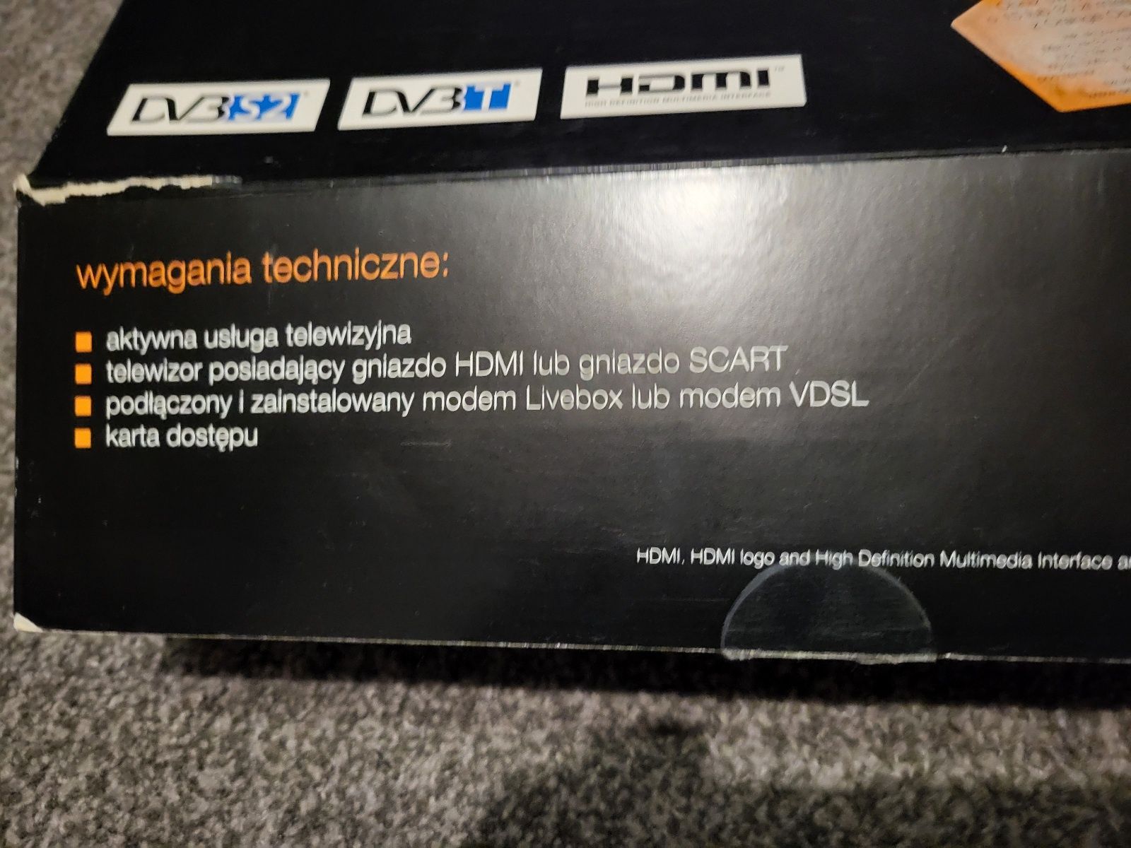 Dekoder do odbioru tv cyfrowej sagemcom uhd 88.
