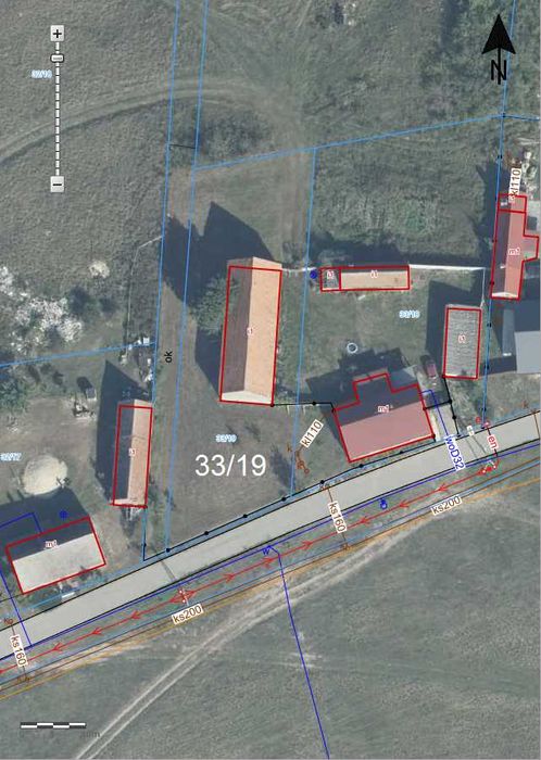 Działka 1100m² budynek gospodarczy 172m²