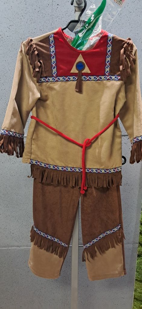 Strój przebranie kostium Indianin