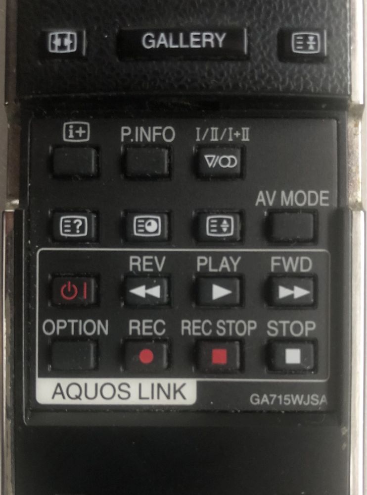 • Oryginalny Pilot Sharp GA715WJSA do TV Sharp LC-52XS1E / LC-52X20E