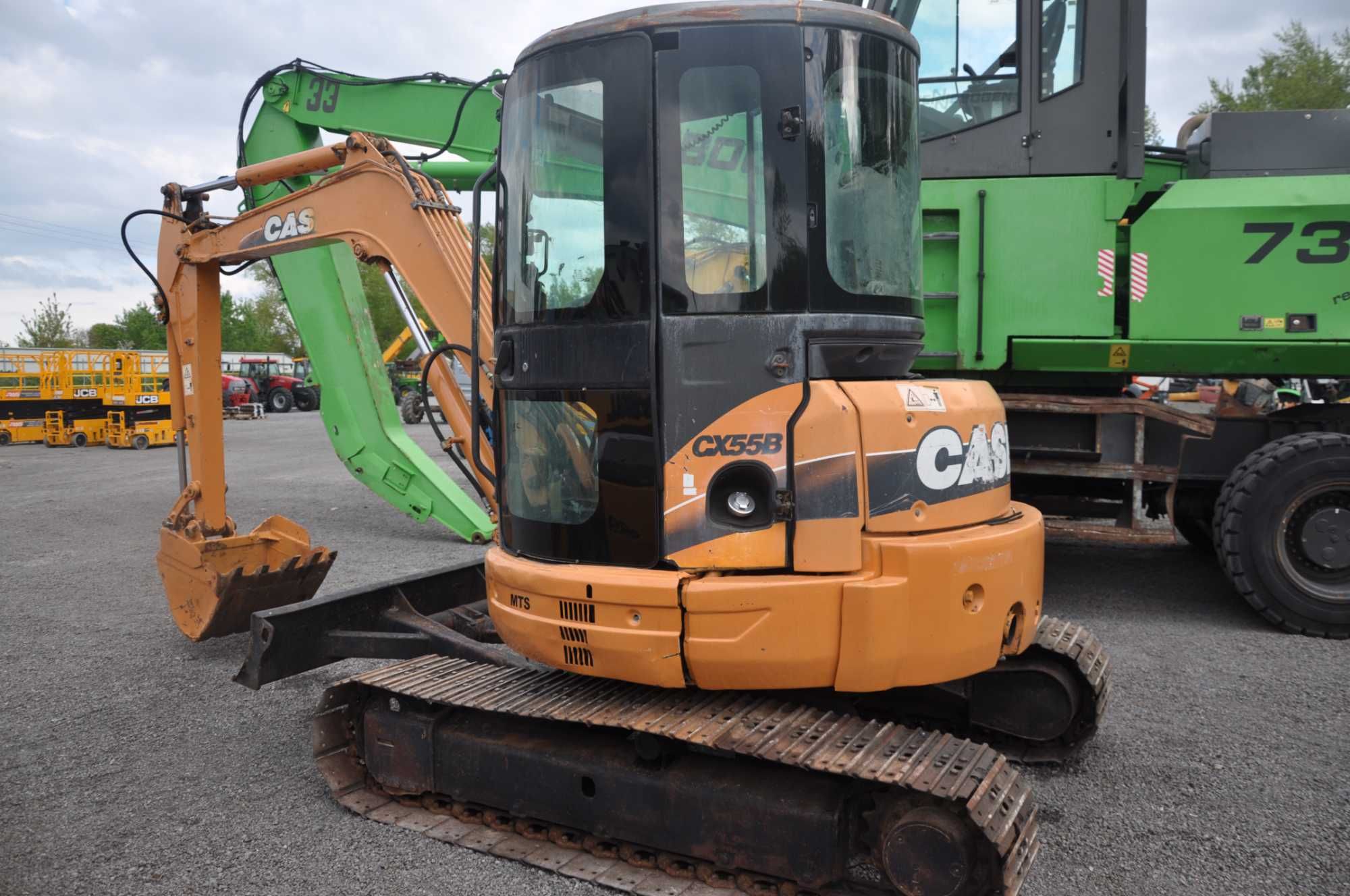 Koparka Case CX 55 B Kubota VOLVO yanmar