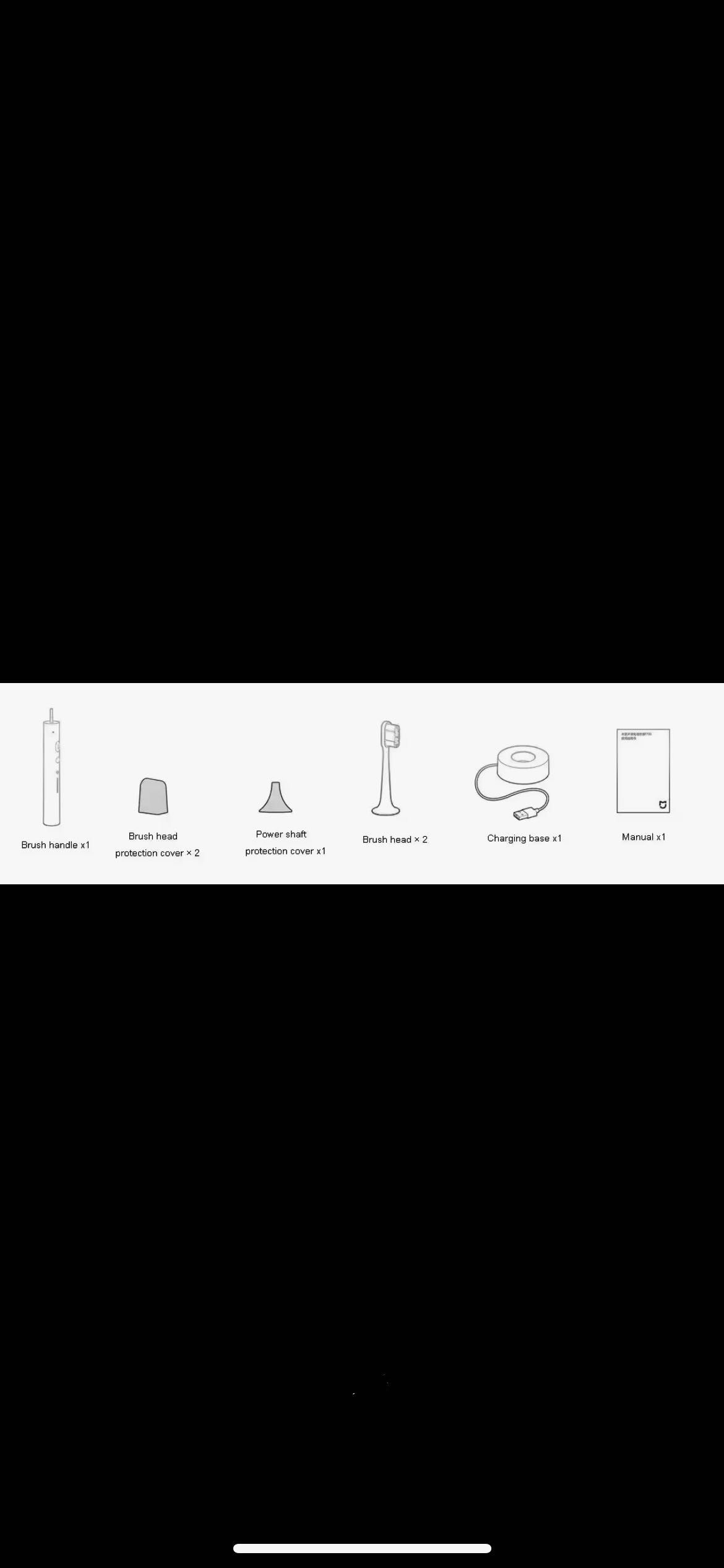 Зубна щітка електрична Xiaomi T700 / LED дисплей