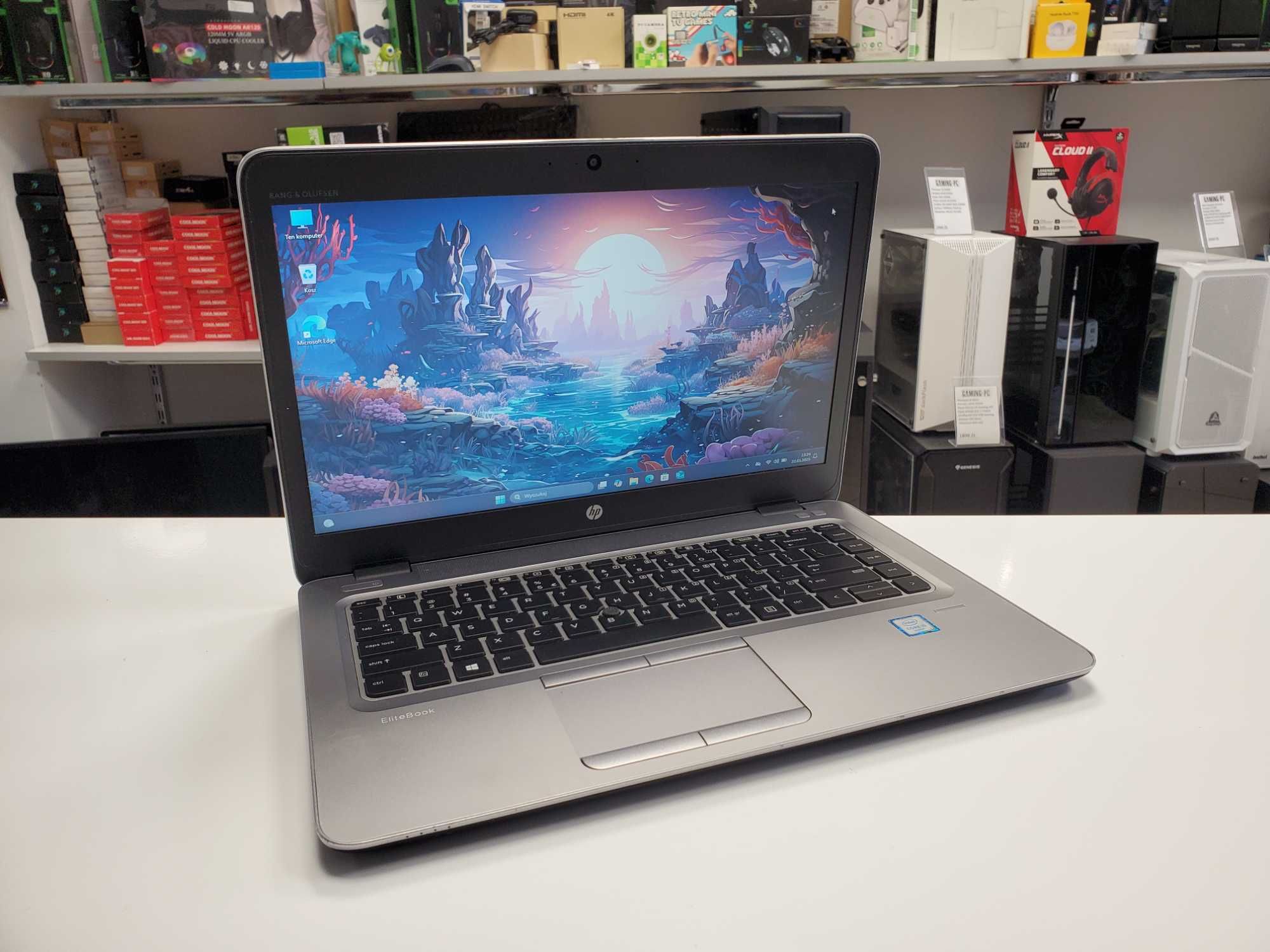 Laptop HP 840 G3 i5-6200U 8GB DDR4 128GB SSD M.2 HDMI USB-C SIM Win 11