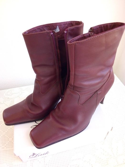 Botas bordeaux da Zara - Tamanho 39