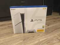 Ps5 slim konsola+pad+okablowanie+ karton