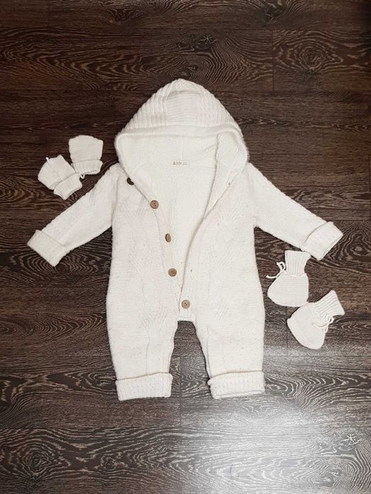 Дитячий в'язаний комбінезон 12-18 міс