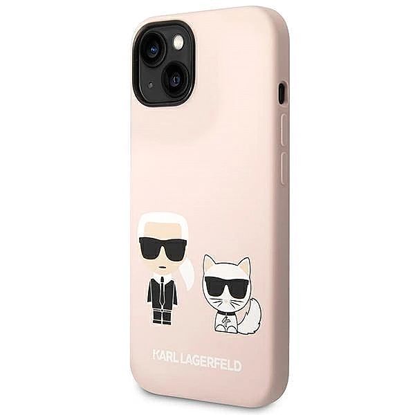 Etui Karl Lagerfeld Silicone Karl&Choupette MagSafe na iPhone 14 Plus