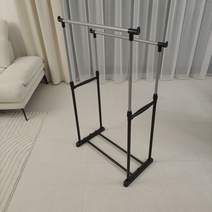 Wieszak na ubrania dwuczęściowy