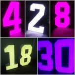 Cyfry świecące 18 podświetlana LED producent cyfry 1,2,3,4,5,6,7,8,9,0