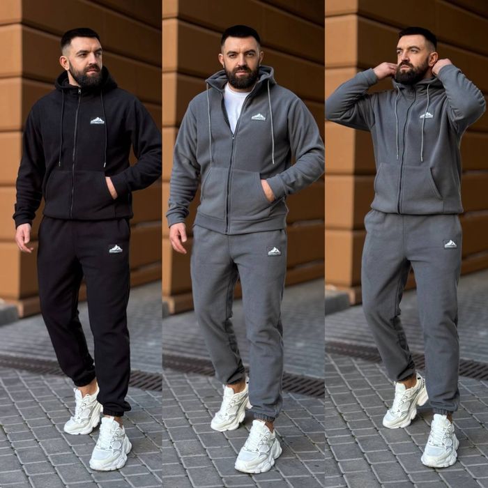 ‼️ Чоловічий флісовий костюм. Фліс ПОЛАР. Розмір: M-L, L-XL, XL-XXL