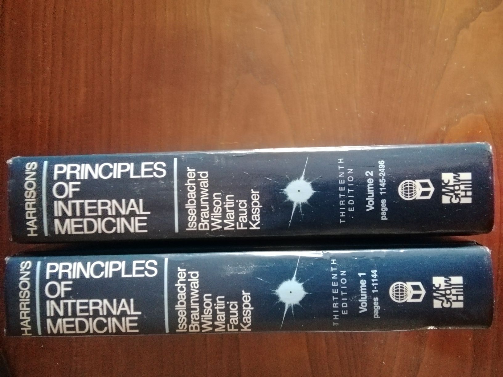 2 Volumes de Medicina, Harrison's, Principles Of Internal Medicine.