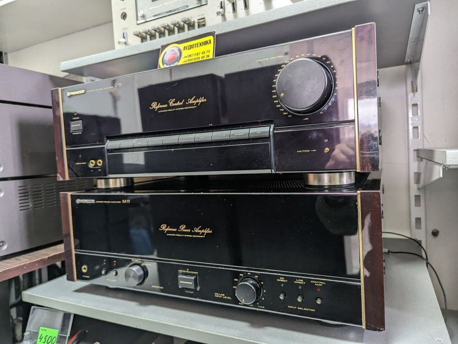 Hi-END Мощник и Предусилитель Pioneer M73, C73. 1000 Вт. Urushi. JAPAN