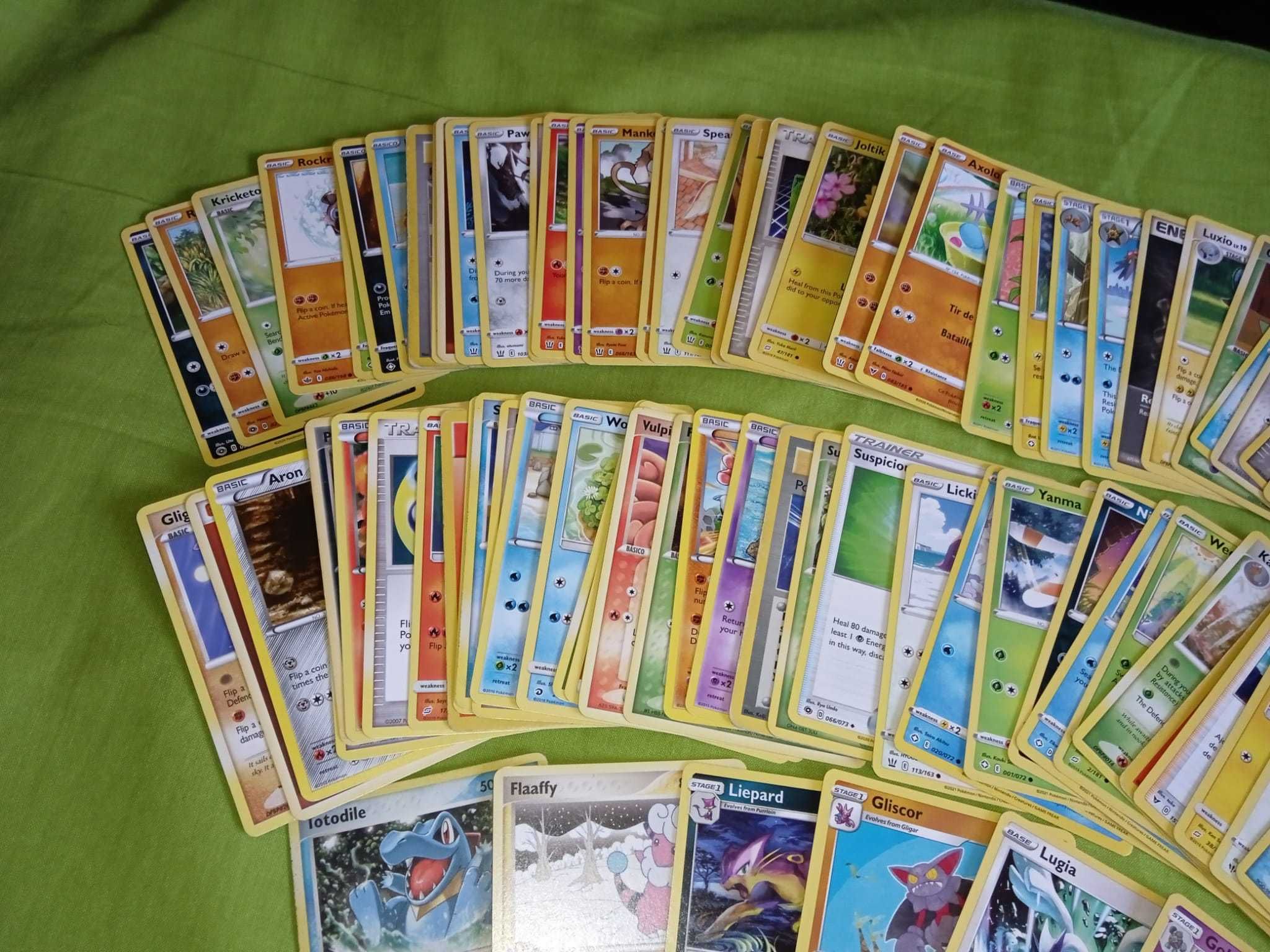 80 cartas Pokemon + Oferta