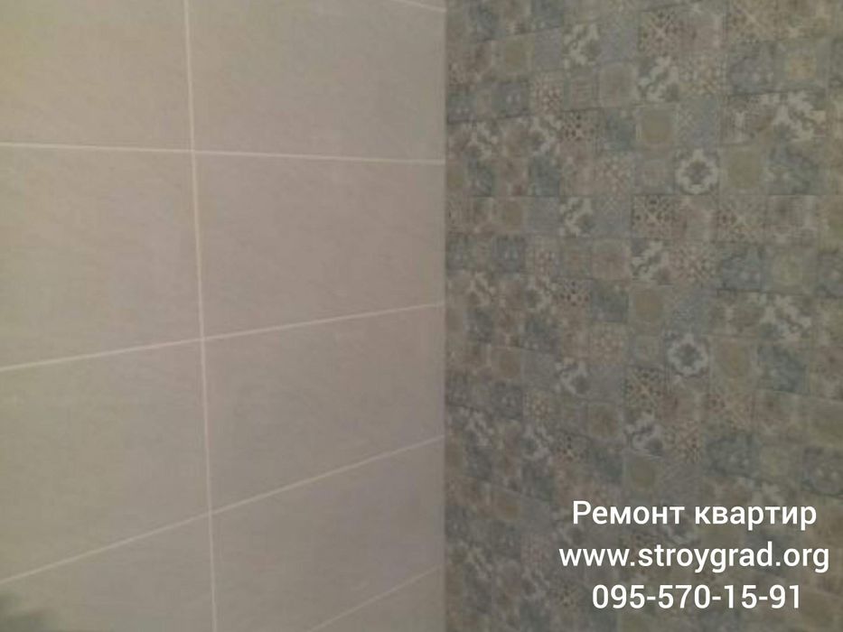 Ремонт ванной комнаты. Услуги плиточника. Сантехник. Электрик.