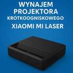 Wynajem Projektora Krótkoogniskowego Xiaomi 4K 150" 24/7 - Bez kaucji!