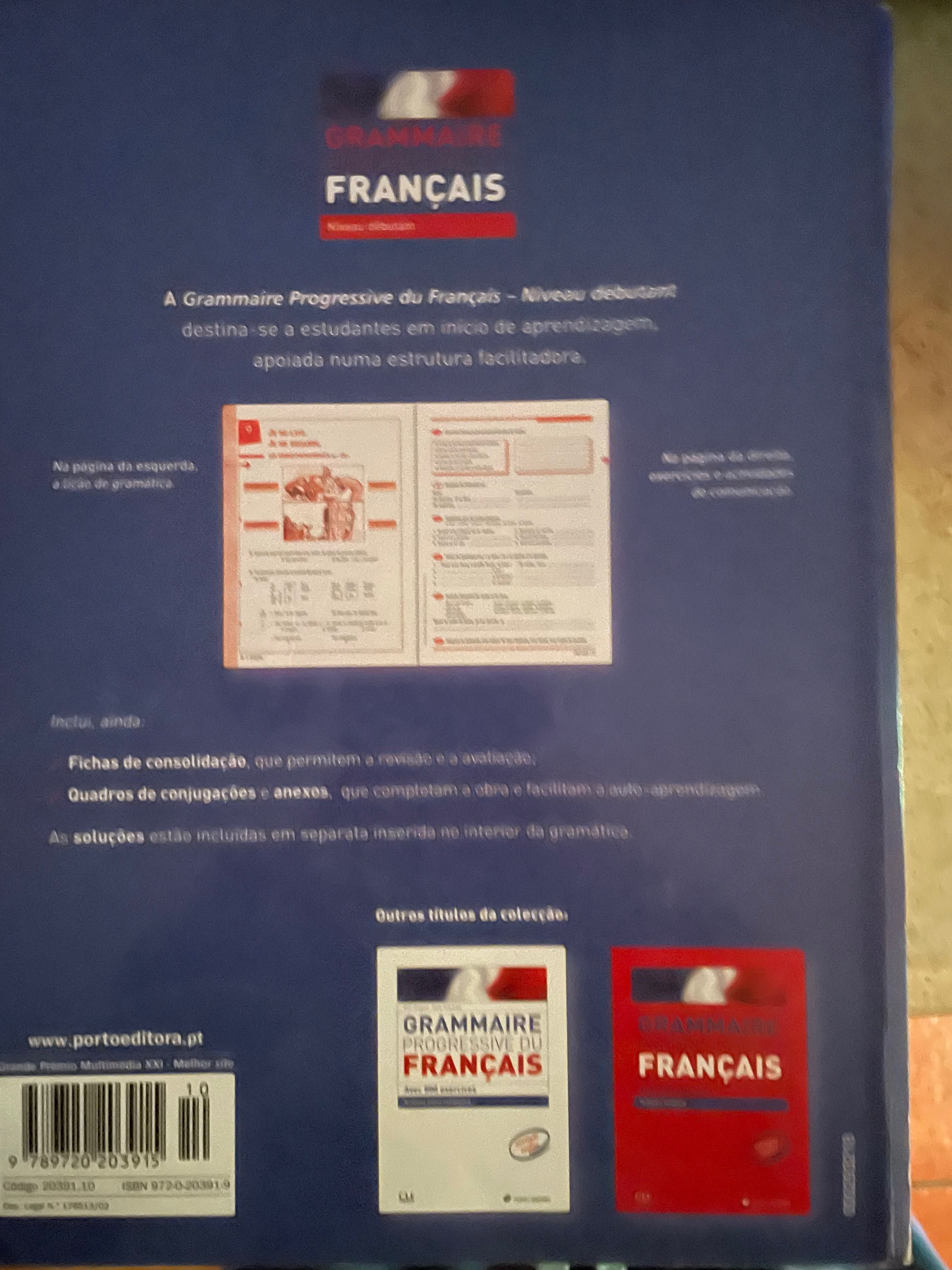 Grammaire de Français -Gramática progressiva de francês