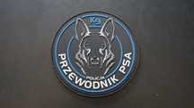 Naszywka K9 - Przewodnik psa służbowego - Policja