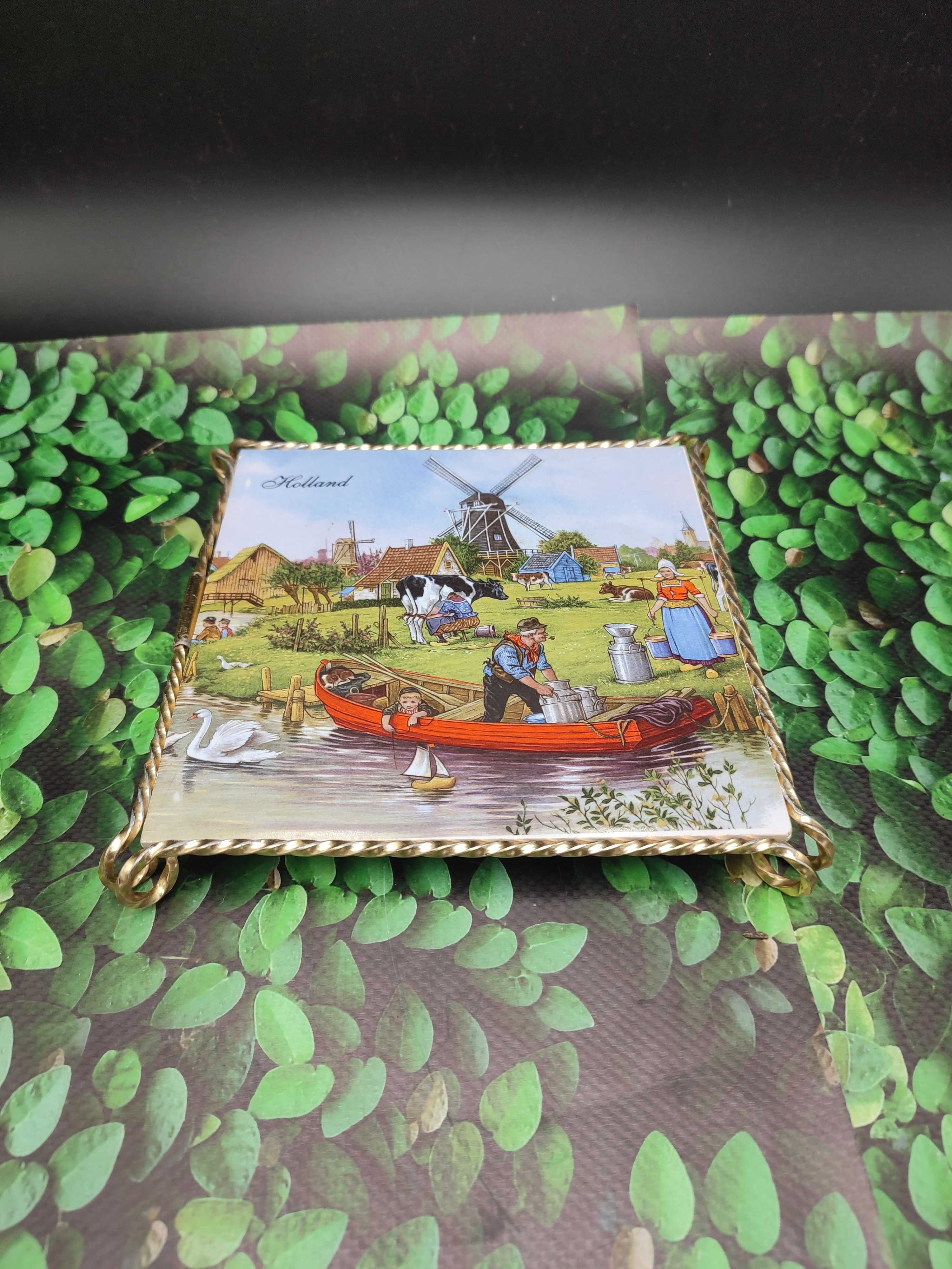 Ceramiczny kafel - Płytka - kafelek - Holandia - Etykieta- 2288