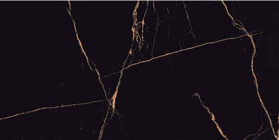 Płytki Ceramiczne 60x120 Czarne z Żyłką Idealne do Kuchni lub Łazienki