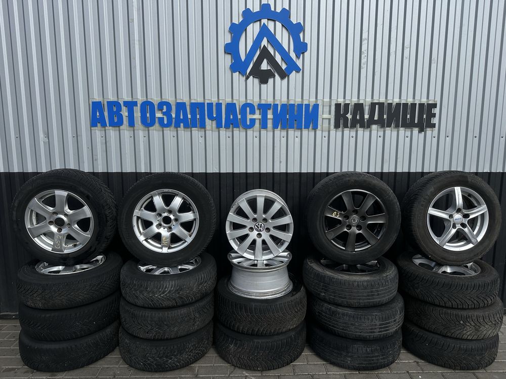 Диски колеса, титани 5x112 R15 R16 Гольф Шкода Пассат Гольф Плюс