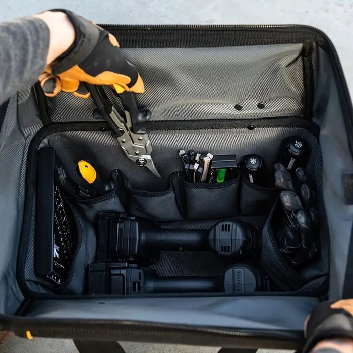 Акція!!! TOUGHBUILT Міцна сумка для інструментів з великим отвором