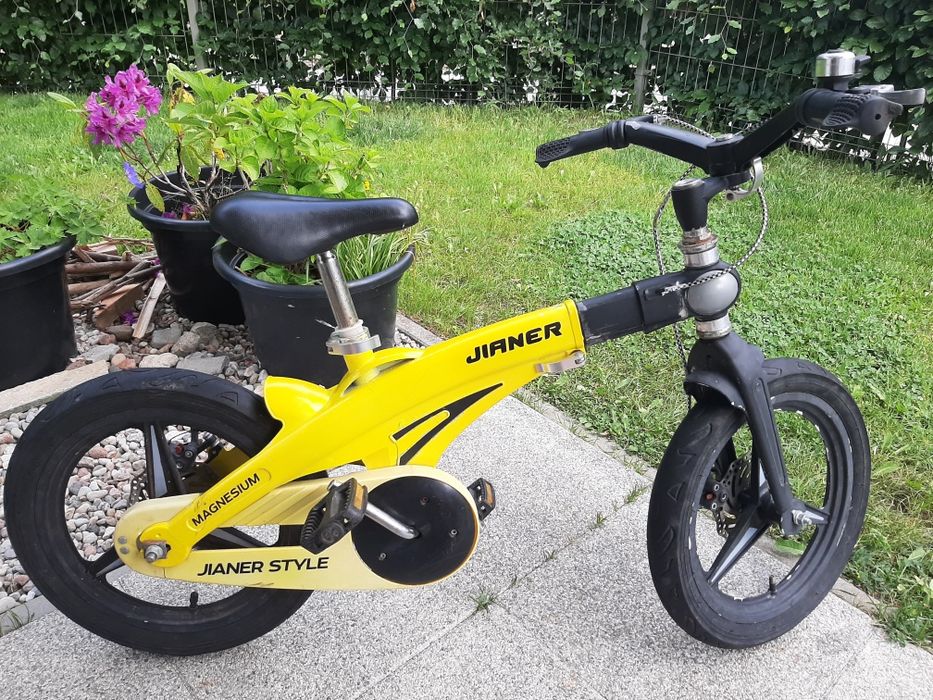 Rower dziecięcy na sprzedaż, 16 cali, żółty