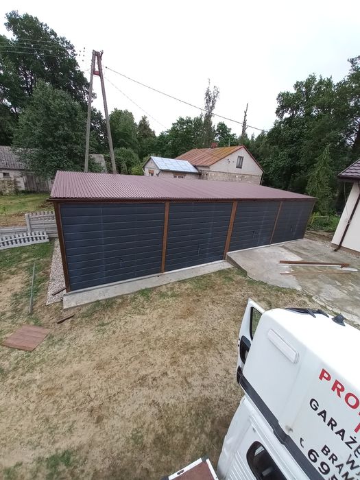 Garaż blaszany Garaże pod każdy wymiar Producent carport wiata box