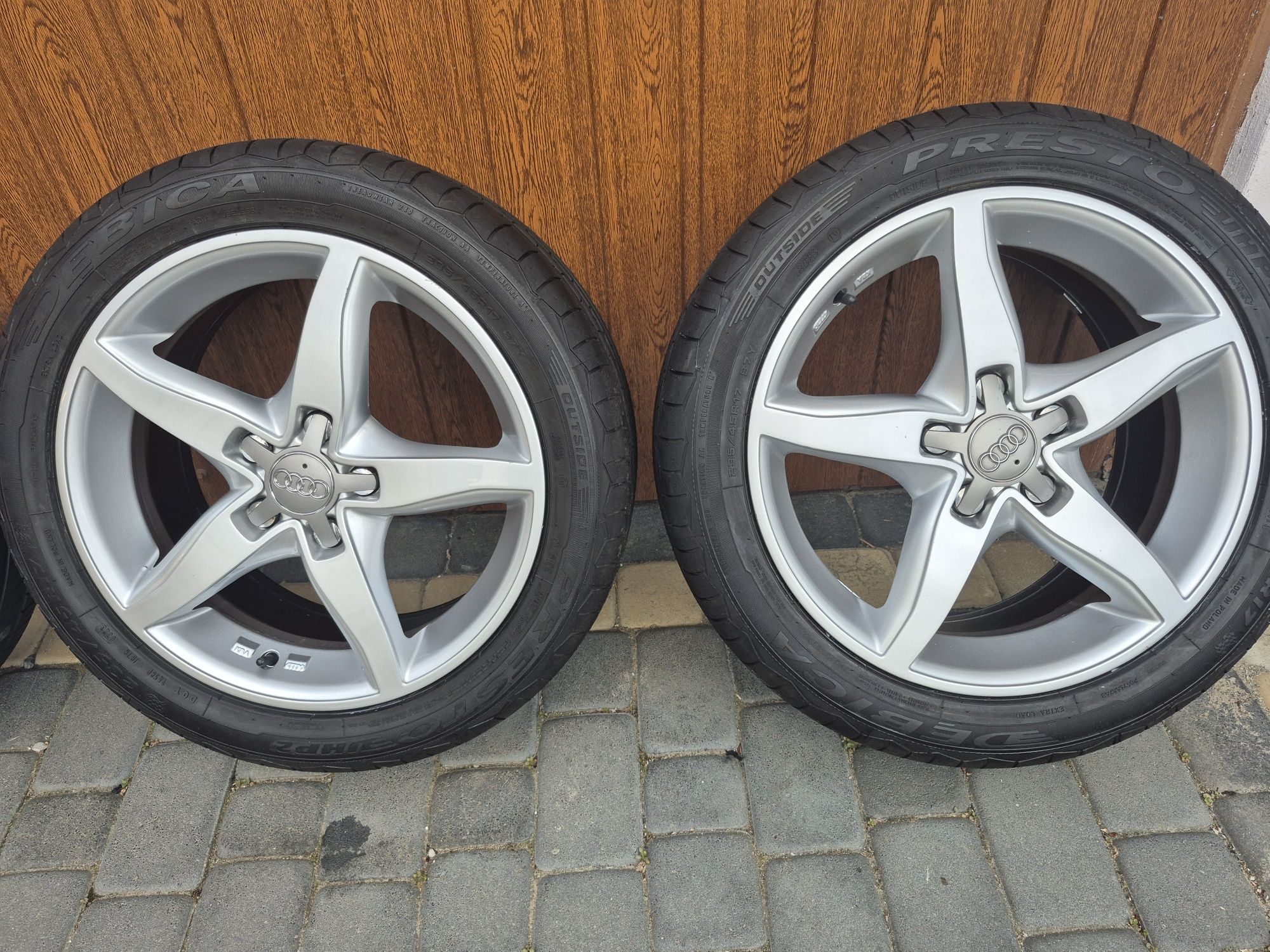 Alufelgi audi 5x112 nowe opony 235/45/17