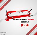 Quinadeira Manual HOLZMANN AKM610ECO  Compr. 600 mm Espess. 1 mm JL20
