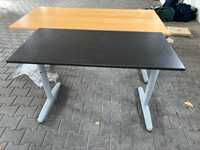 Biurko galant ikea czarne 140x60