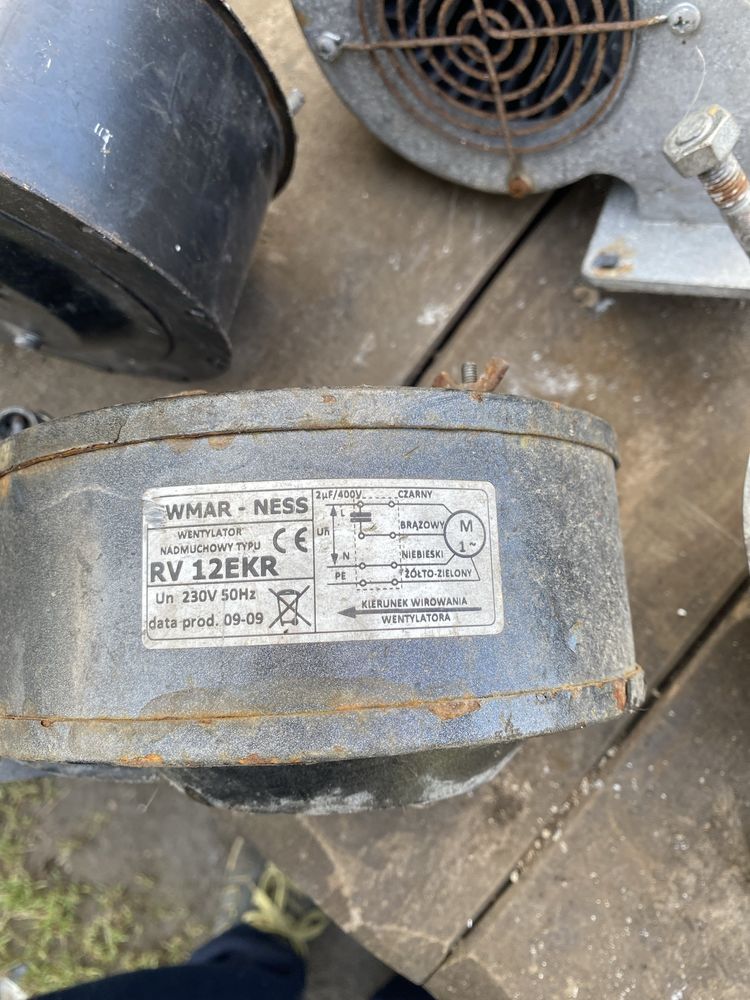 Wentylator do pieca dmuchawa mm plus wpa 01 wpa 120 rv 12ekr  wbs-5a