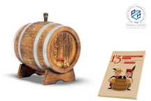 Dębowa beczka 10L na whisky bimber wino nalewki prezent (+ opalanie)