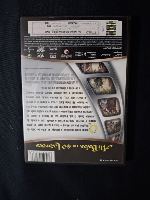 Dvd Ali Baba e os 40 Ladrões.