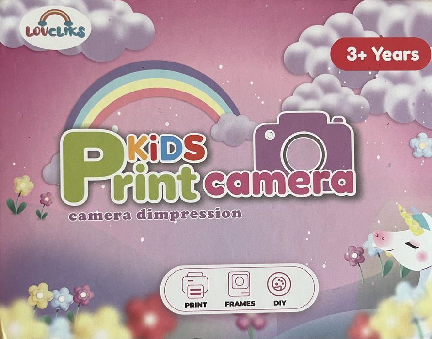 Дитячий фотоапарат миттєвого друку