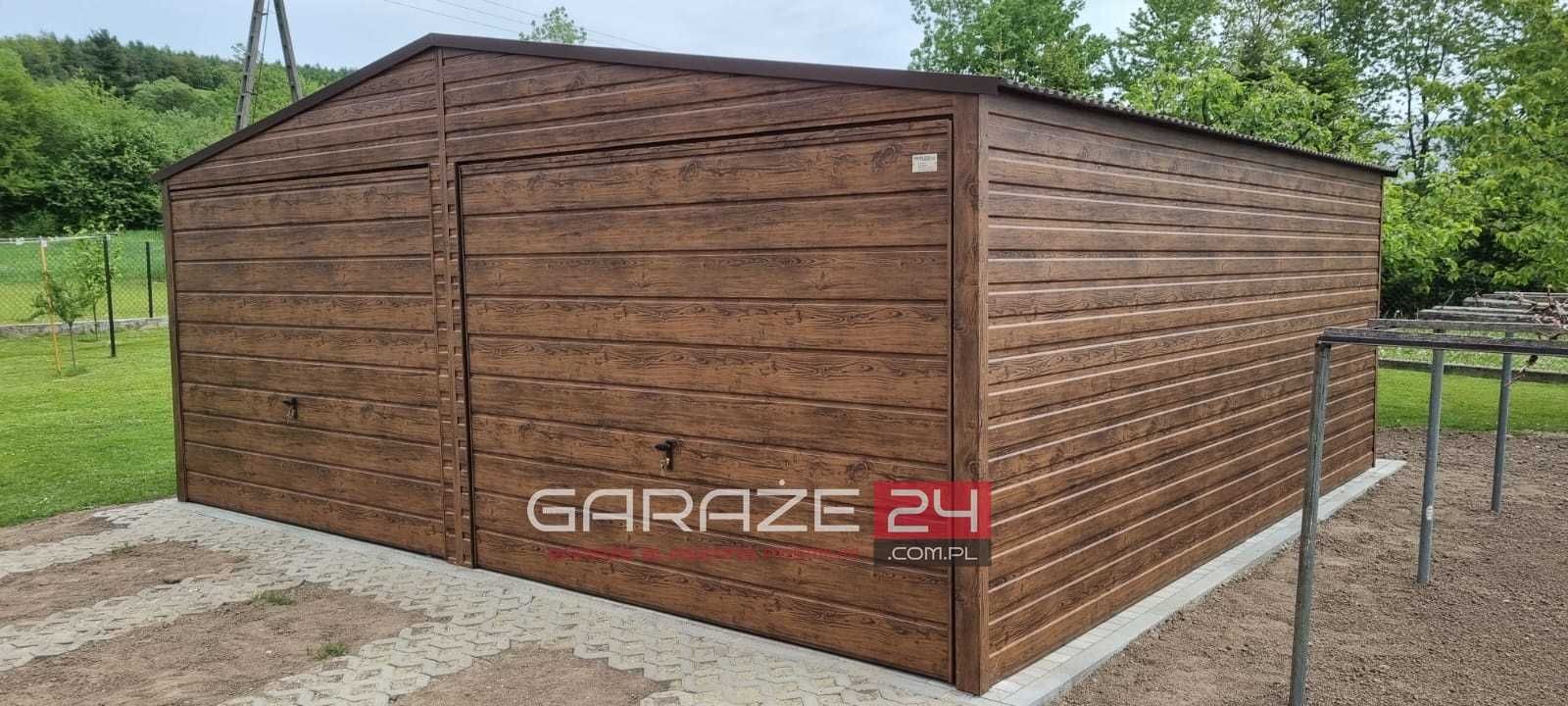 Garaż blaszany  6x6m*wzmocniony  profilem*PRODUCENT*jakość*