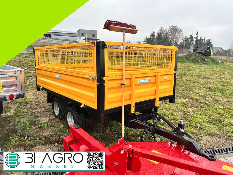 Przyczepka przyczepa 1.5 - 2T z Kiprem i oświetleniem TANdem -RATY--