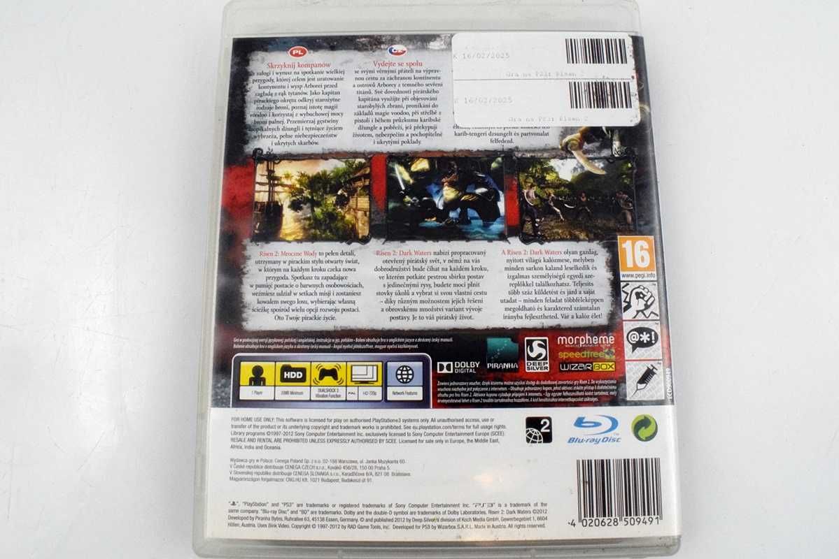 Gra Risen 2: Dark Waters PL Sony PlayStation 3 (PS3) / Eko Komis