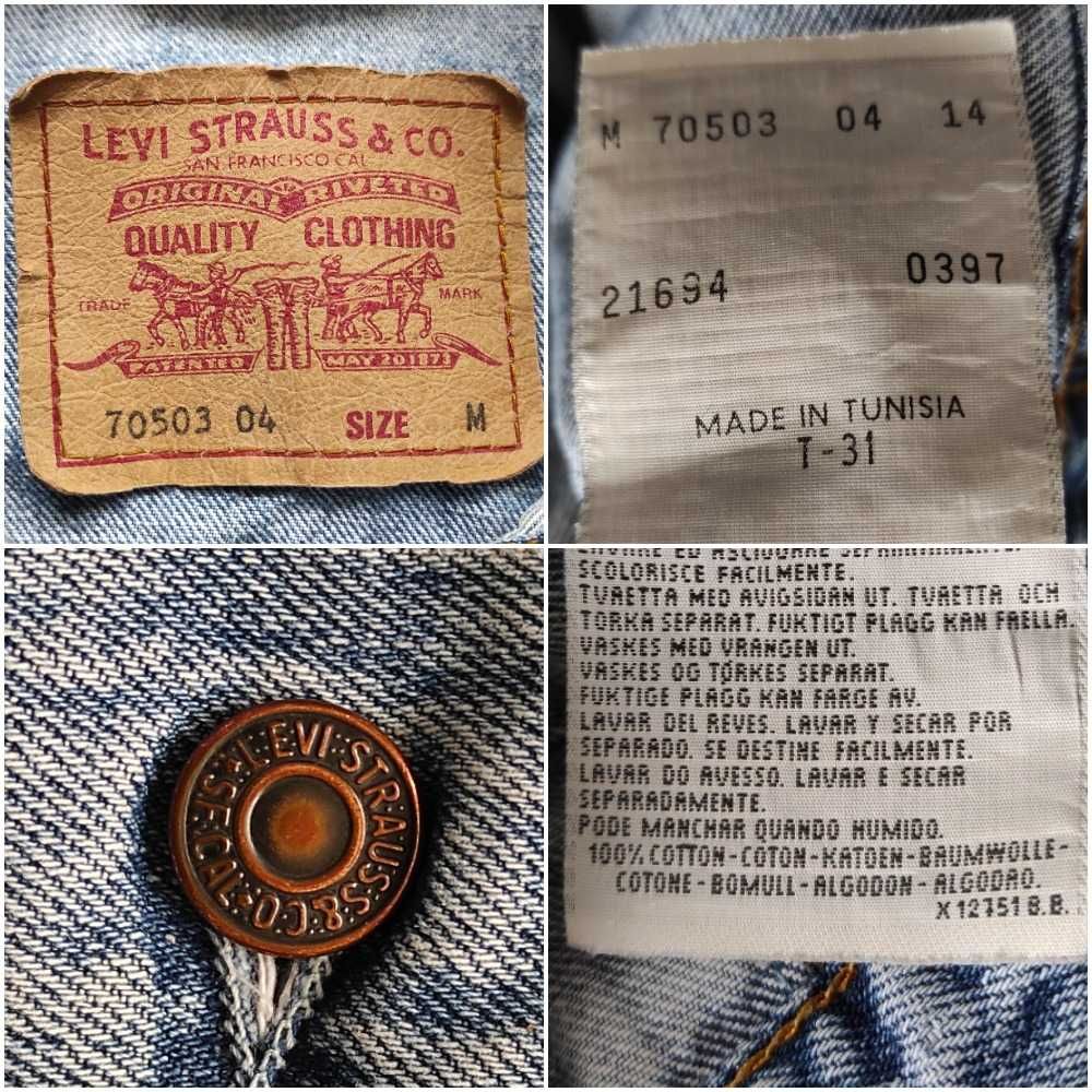 Вінтажна джинсова куртка Levis 70503