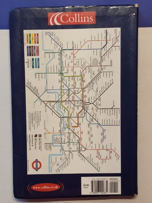 London Maxi Scale - Mapa Londynu - wyd. Collins