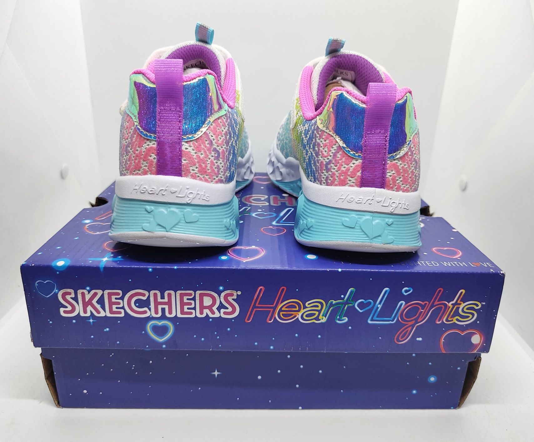 яркие 21,7см кроссовки Skechers Light оригинал
