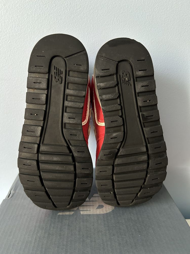 New Balance dziecięce 30 buty sportowe tkanina czerwone