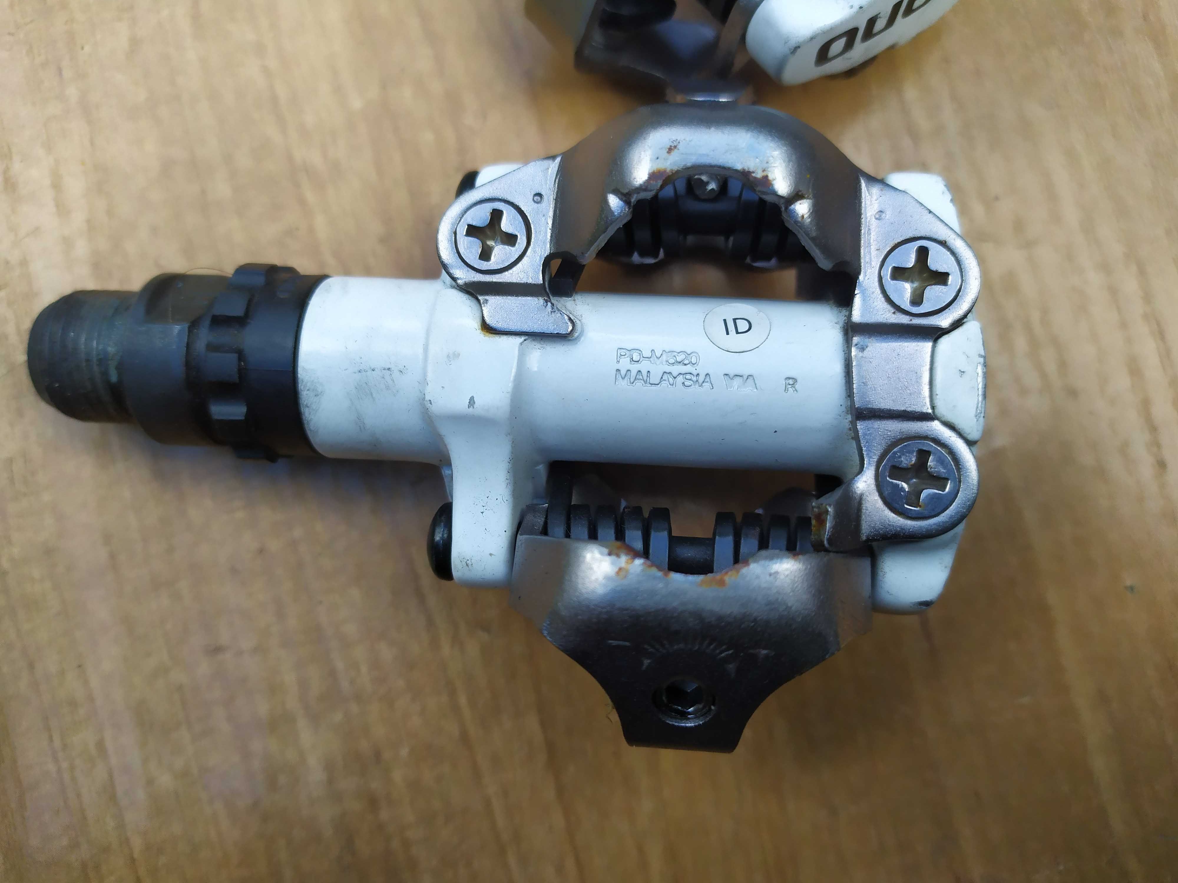 Shimano Deore pedały PD-M520 SPD Białe Polecam
