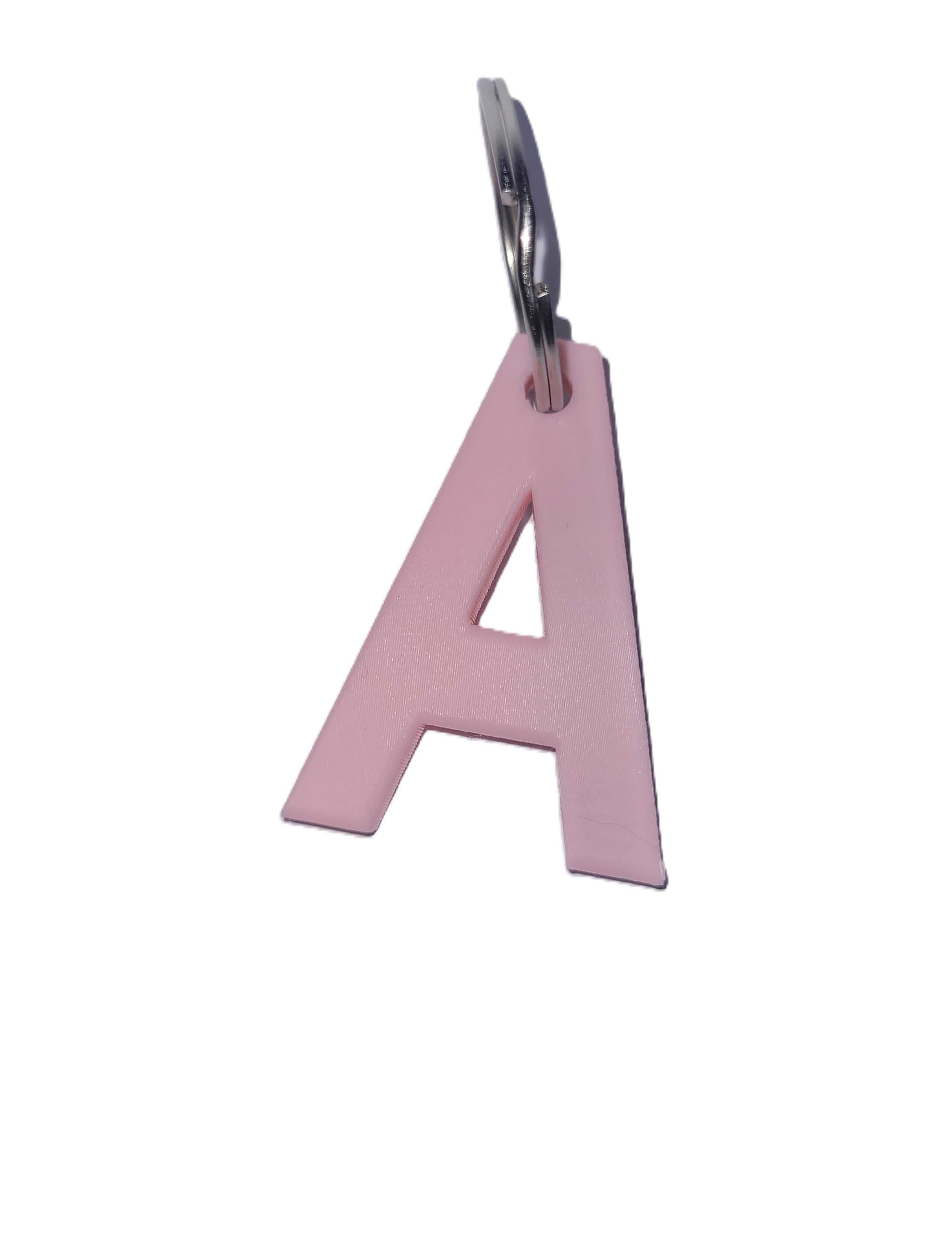 Personalizowany Breloczek 3D w kształcie litery