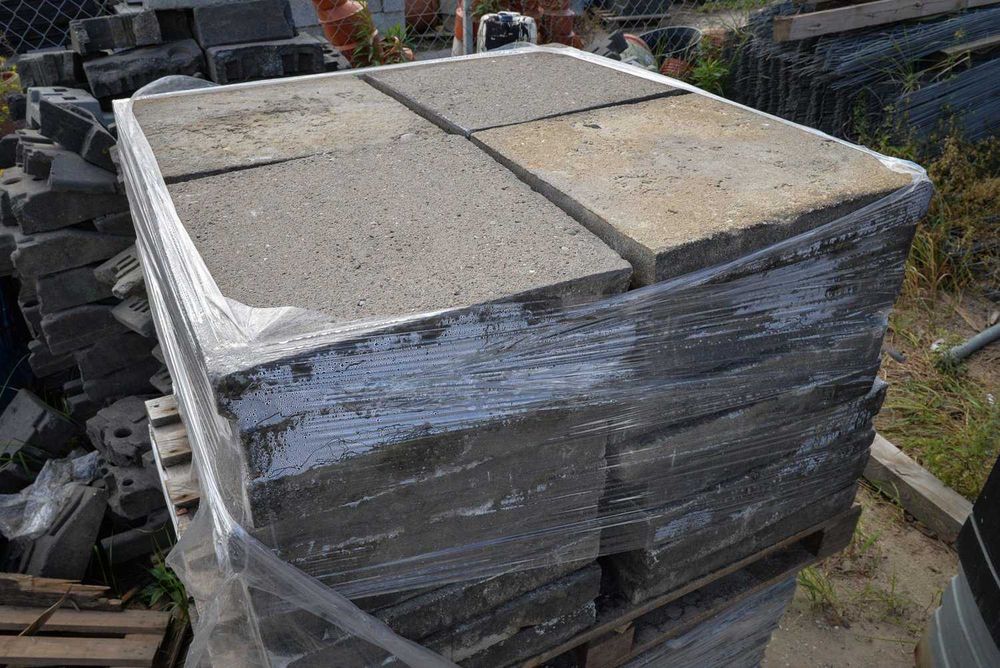 Płytki betonowe 50x50x7cm oraz 35x35x5cm z demontażu