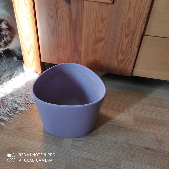 duża donica ozdobna ceramiczna fioletowa 2sz