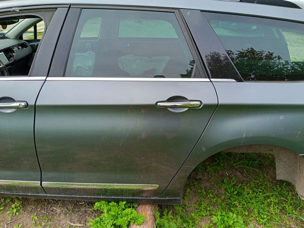 Drzwi lewy tył kombi citroen C5 x7 III kthb