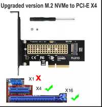 Адаптер  Pci Express 4.0 x4 на m.2 NVME