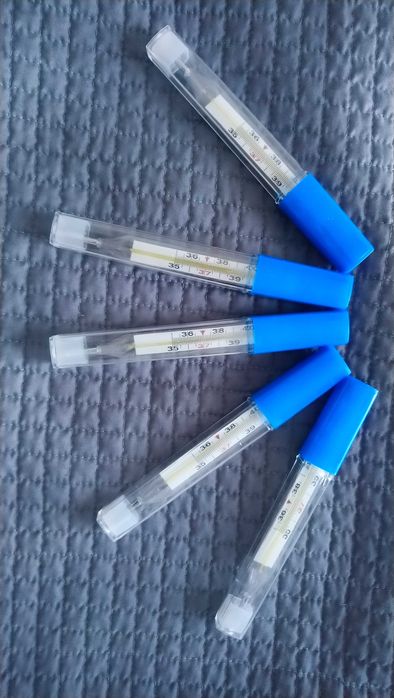 Termometr lekarski szklany trzy sztuki