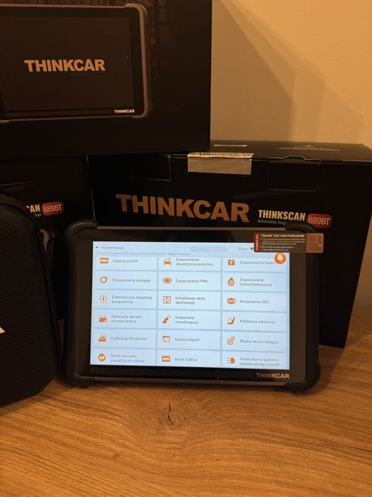 Autodiagnostyka automatycznego skanera Thinkcar Thinkscan 689BT