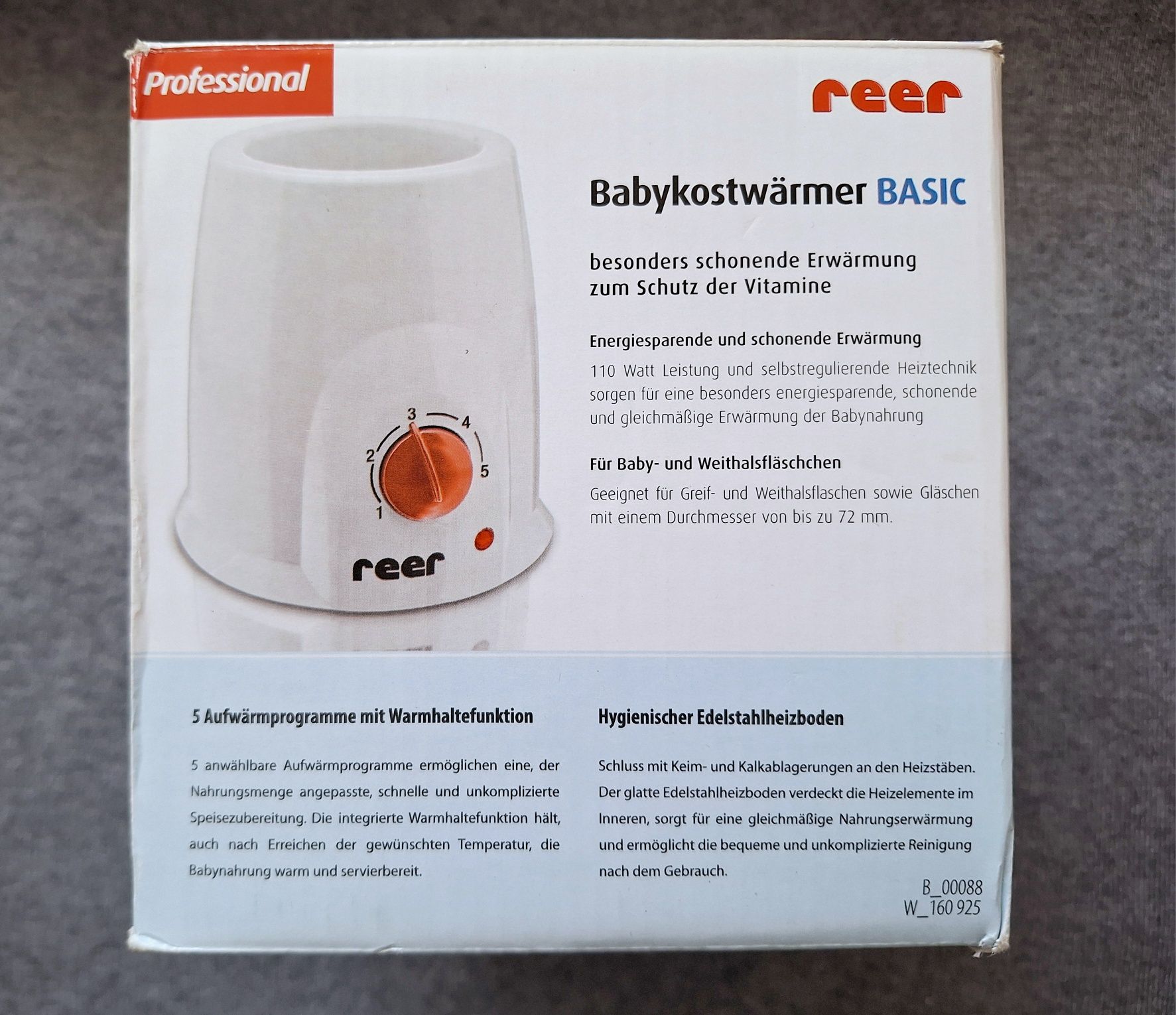 Podgrzewacz sterylizator butelek dla dzieci reer